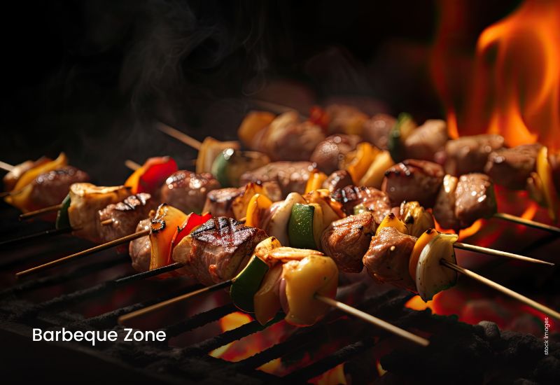 Barbeque zone